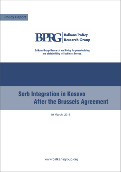 Serb Integration in Kosovo after the Brussels Agreement