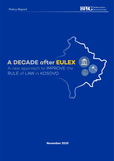 A Decade after Eulex: A new Approach to Improve the Rule of Law in Kosovo