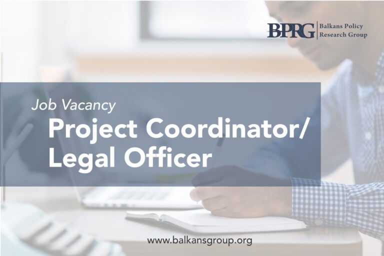 Job Vacancy - Project Coordinator / Legal Officer