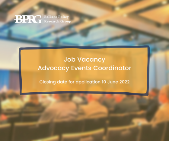 Job Vacancy – Advocacy Events Coordinator